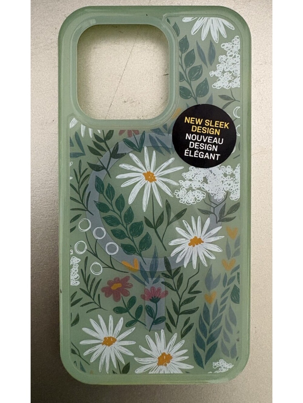 OtterBox iPhone 14 Plus Symmetry Series+ Case MagSafe - Green Flowers